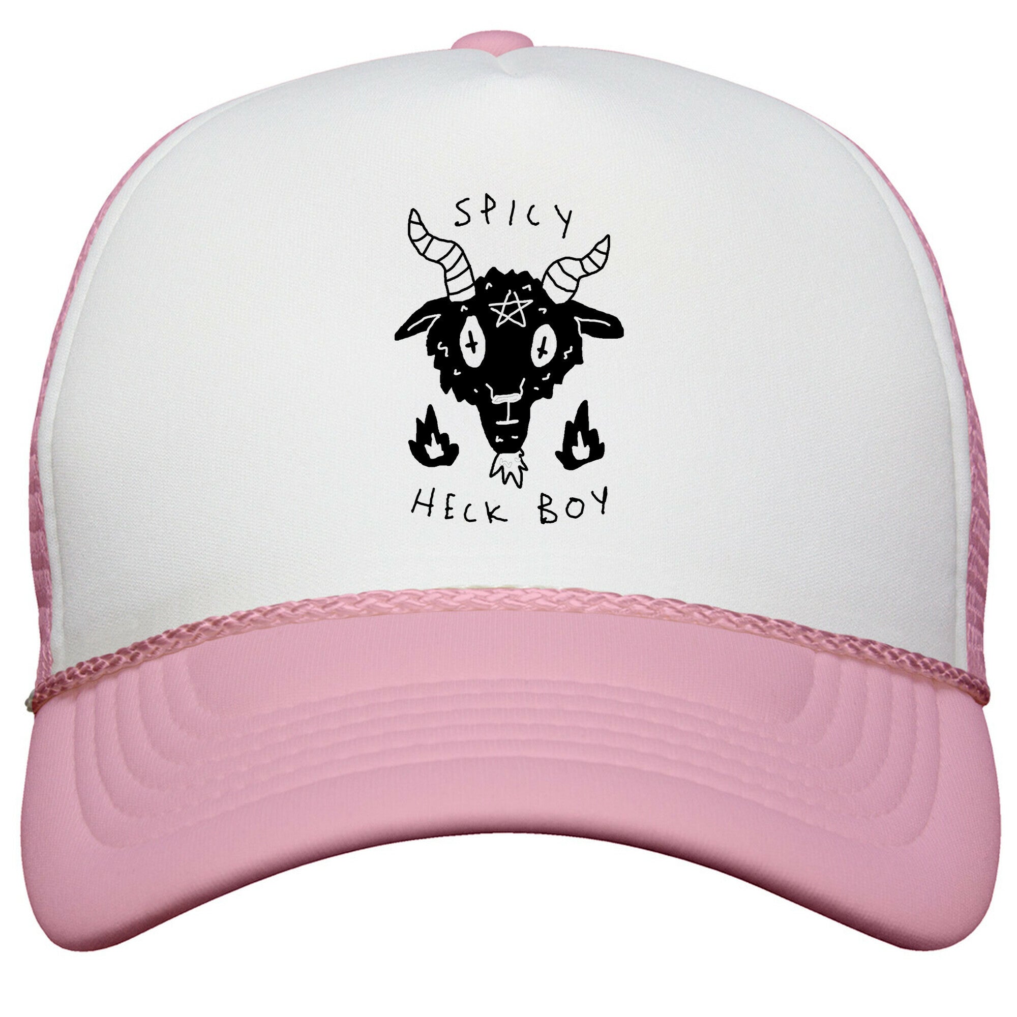 Spicy Heck Boy Satan Snapback Trucker Hat